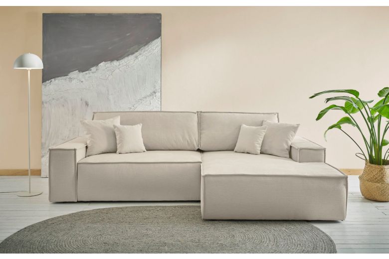 Corner sofa - Sherwood (Pull-out bed with storage box)
