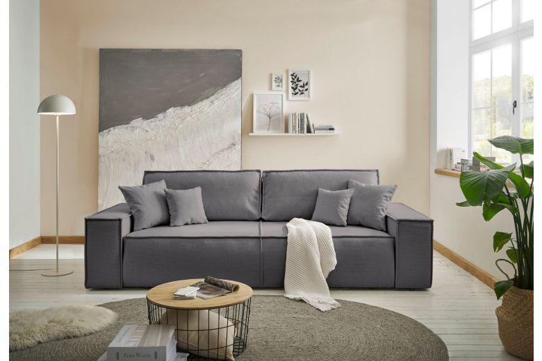 Τριθέσιος καναπές - Sherwood (Συρόμενο με κουτί αποθήκευσης)