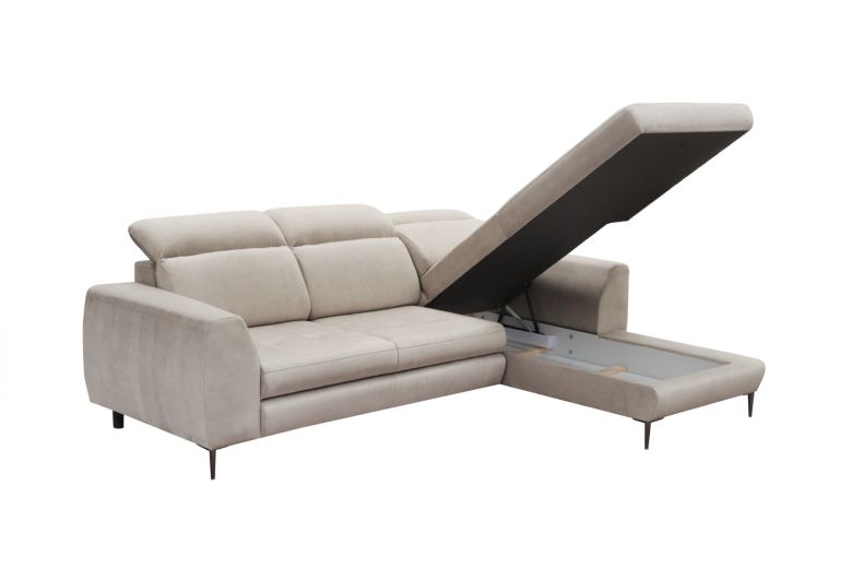 Corner sofa - Forte (Pull-out bed with storage box)