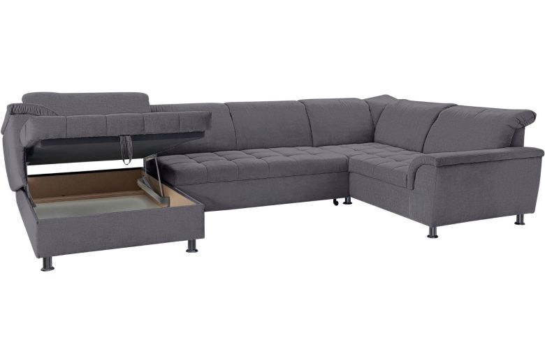 Franzi U-shaped (Pull-out bed with storage box)