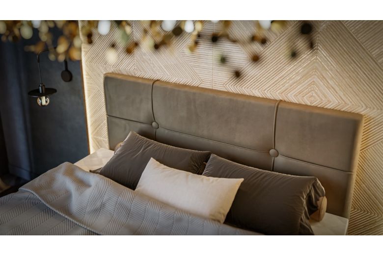 Boxspring bed 160x200 - Gaia (With storage box)