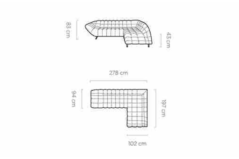 Corner sofa - Gappa