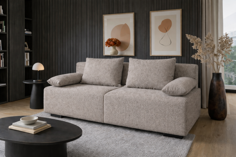 3 seat sofa - Georgia (Pull-out bed with storage box)