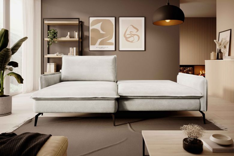 Угловой диван - Glossy (Pаскладной с ящиком для белья)