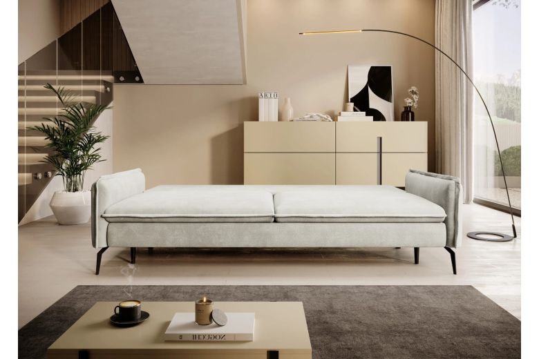 Раскладной диван - Glossy (Pаскладной с ящиком для белья)