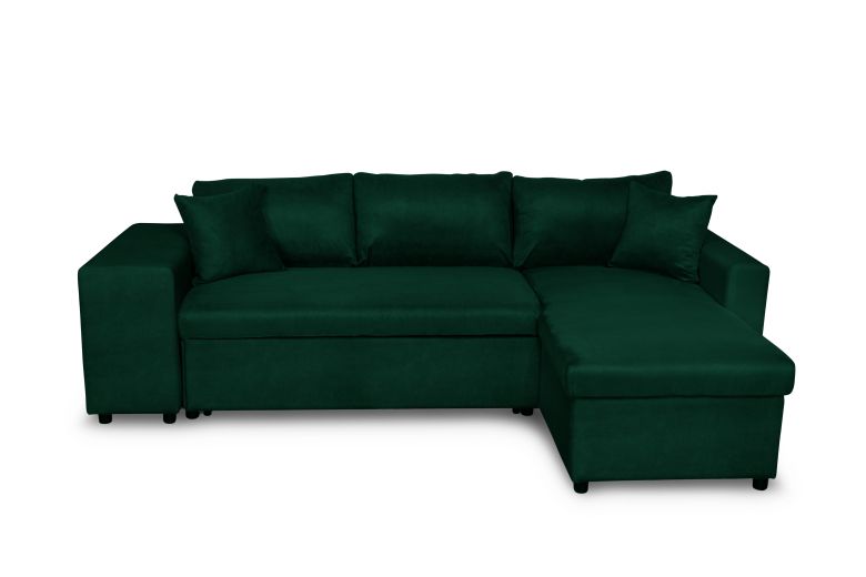 Corner sofa - Golf Plus with footstool (Pull-out bed with storage box)