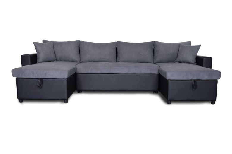 U shape sofa - Golf-U (Pull-out bed with storage box)