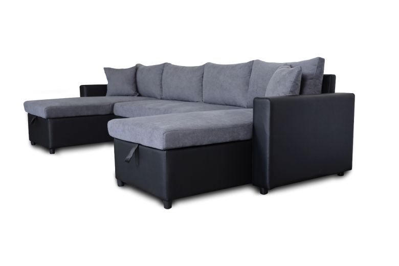 U shape sofa - Golf-U (Pull-out bed with storage box)