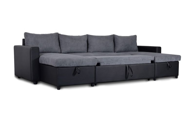 U shape sofa - Golf-U (Pull-out bed with storage box)