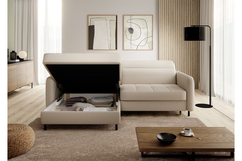 Corner sofa - Gomsi (Pull-out bed with storage box)