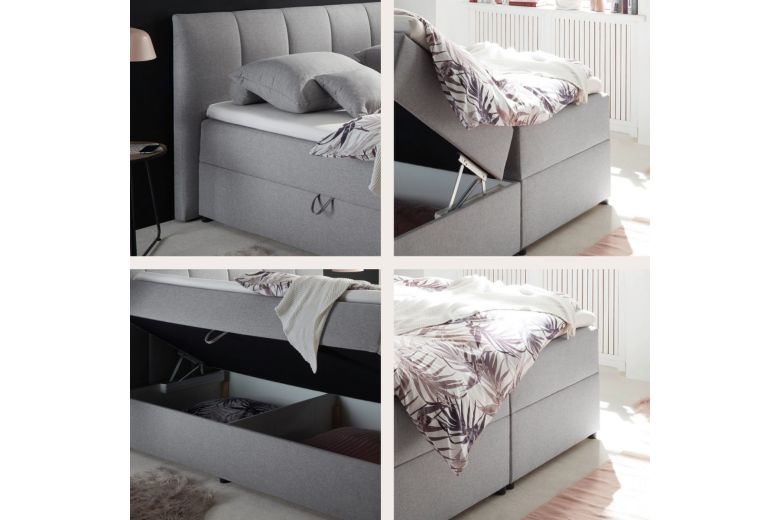 Boxspring bed 180x200 - Granada (With storage box)