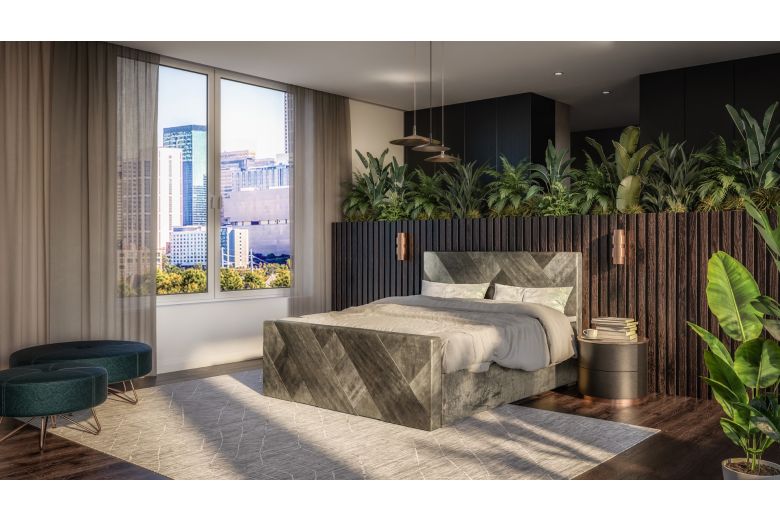 Boxspring bed 180x200 - Grand (With storage box)