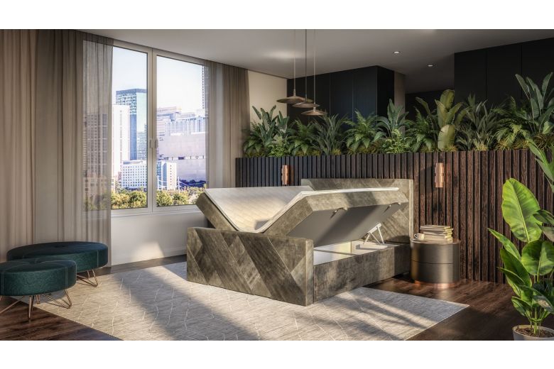 Boxspring bed 180x200 - Grand (With storage box)