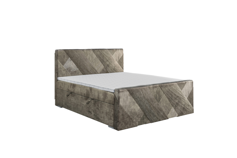 Боkспринг кровать 160x200 - Grand (C ящиком для белья)