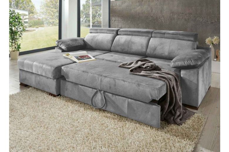 Corner sofa - Greta (Pull-out bed with storage box)