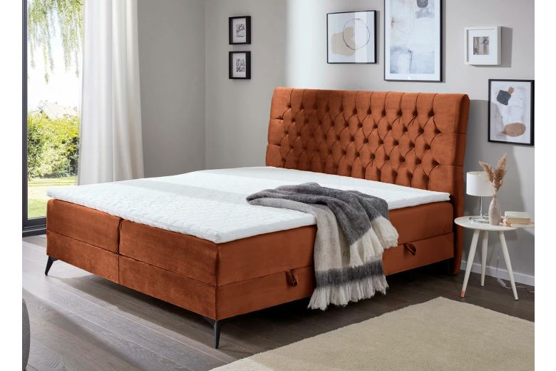 Boxspring bed 180x200 - Cloud (With storage box)