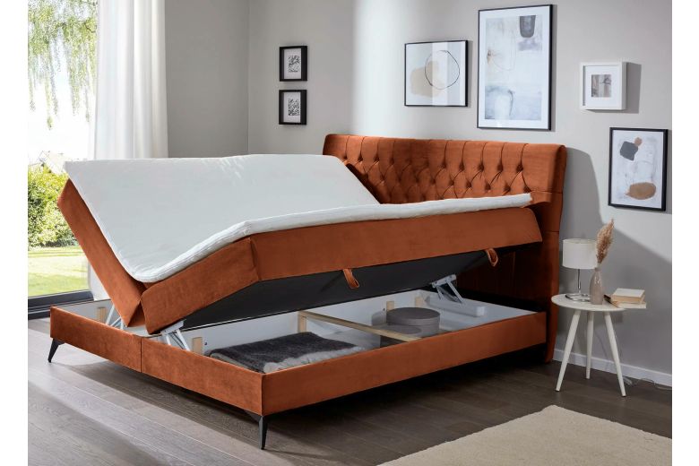 Boxspring bed 180x200 - Cloud (With storage box)