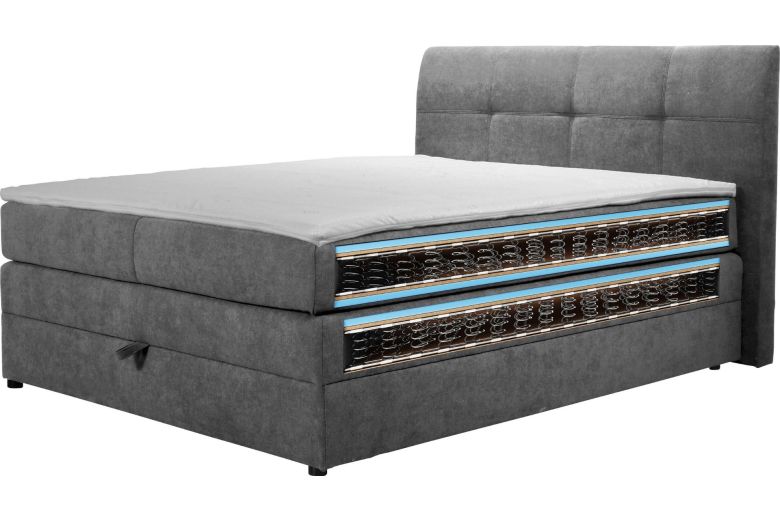 Boxspring bed 120x200 - Finja (With storage box)