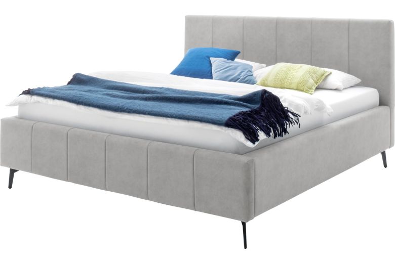 Upholstered bed 160x200 - Lizano (With storage box)