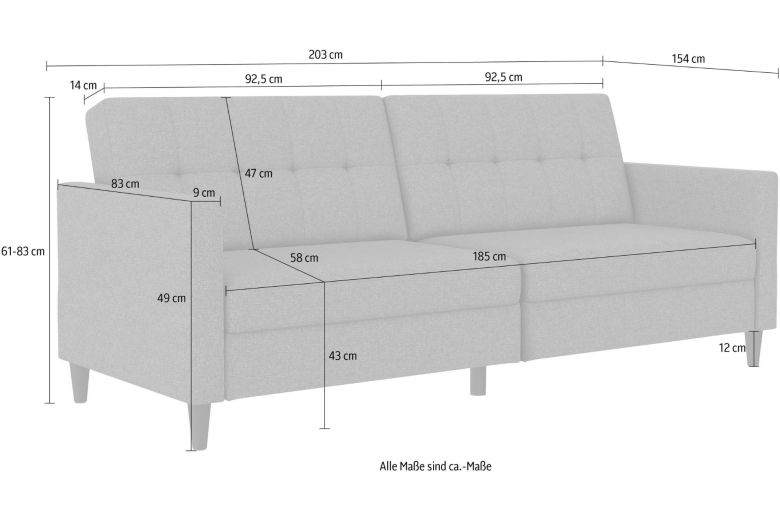Раскладной диван - Hartford (Pаскладной)