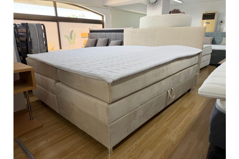 Boxspring bed 180x200 - Messina (With storage box)