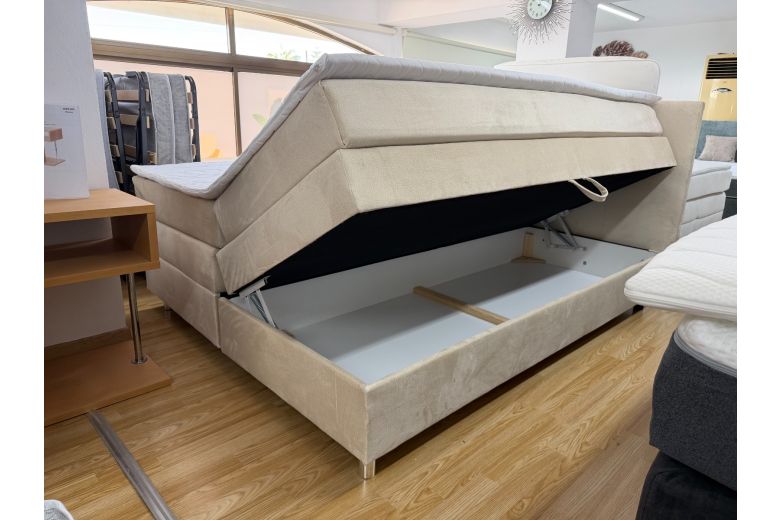 Boxspring bed 180x200 - Messina (With storage box)