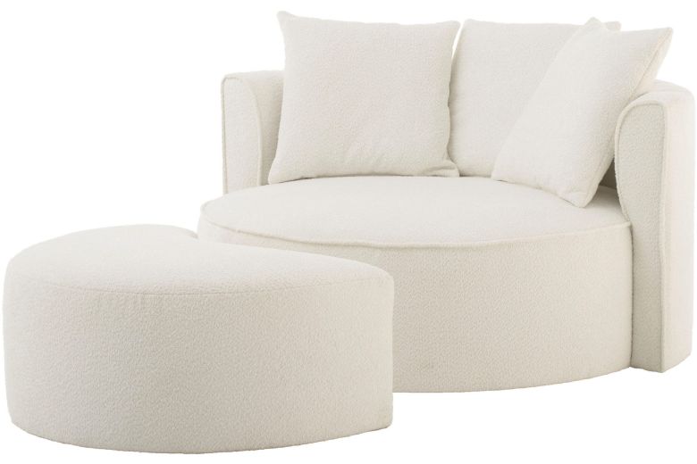 Креслo - Isalie Love Chair with footstool