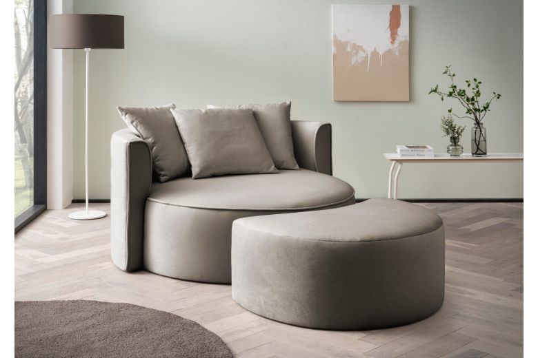 Καρέκλα - Isalie Love Chair με υποπόδιο