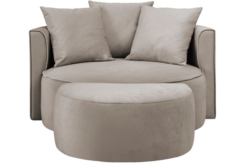 Καρέκλα - Isalie Love Chair με υποπόδιο