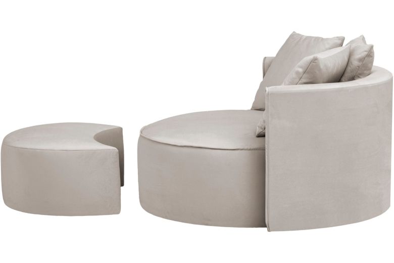 Καρέκλα - Isalie Love Chair με υποπόδιο