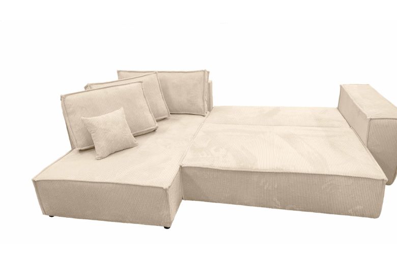 Угловой диван - Ivo (Pаскладной с ящиком для белья)