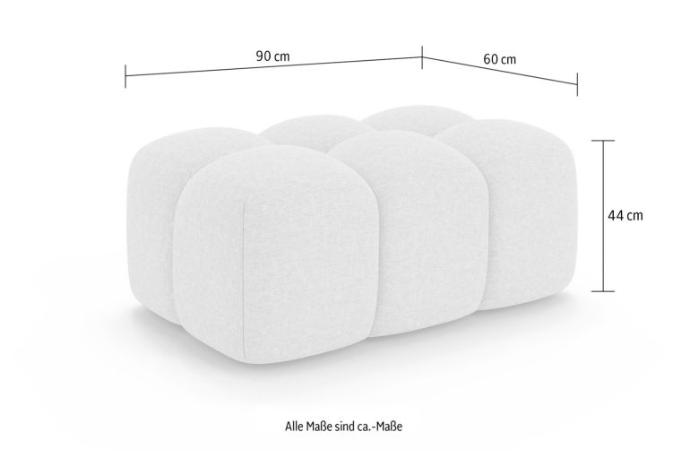 Corner sofa - Kallie with footstool