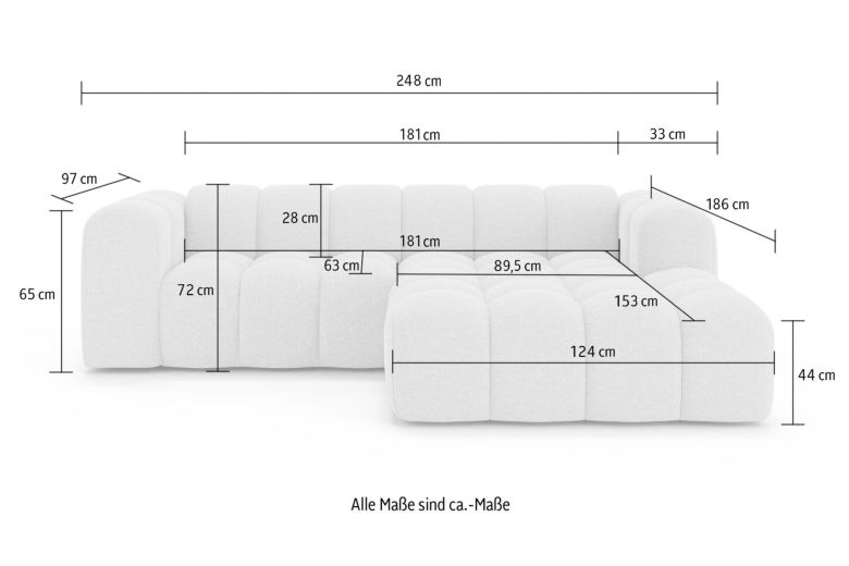 Corner sofa - Kallie
