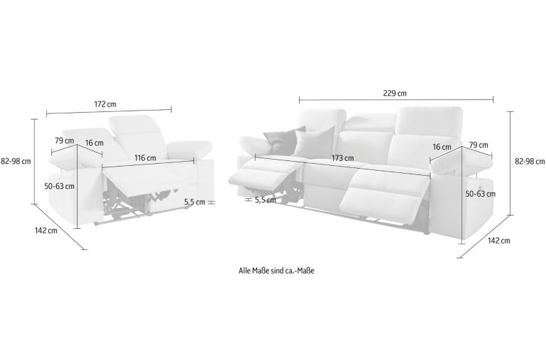 Комплект диванов 3+2 - Kilado