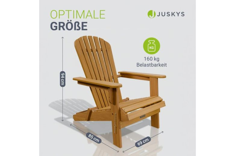 Outdoor Recliner Chair - Korfu (Acacia wood)