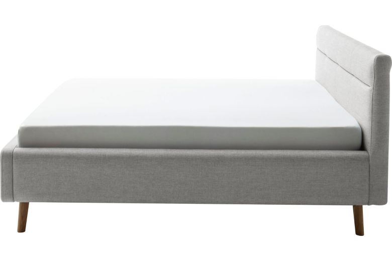 Upholstered bed 160x200 - Lotte with bed slat (With storage box)