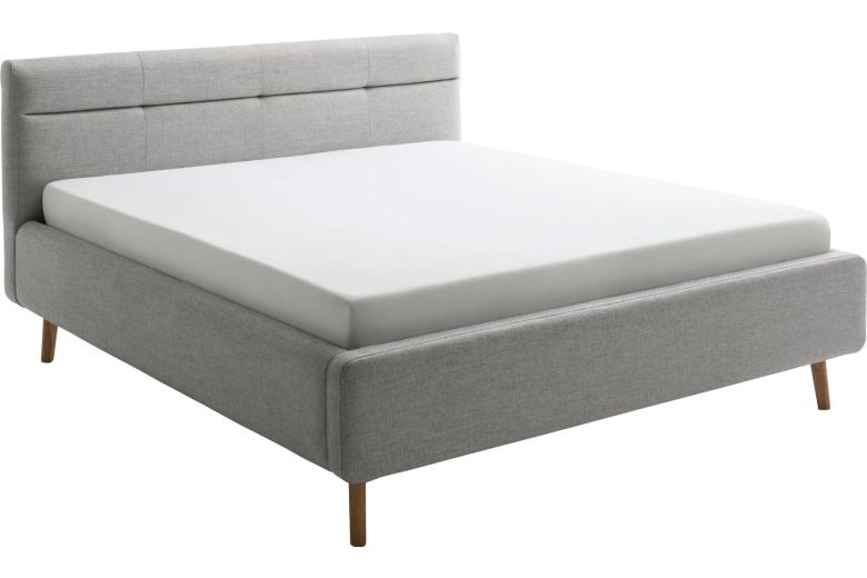 Upholstered bed 160x200 - Lotte with bed slat (With storage box)