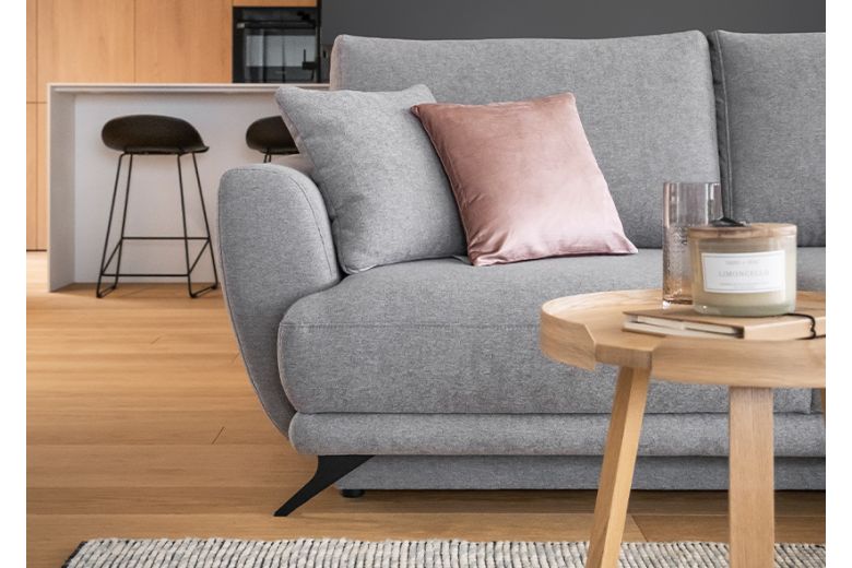 Corner sofa - Larde (Pull-out bed with storage box)