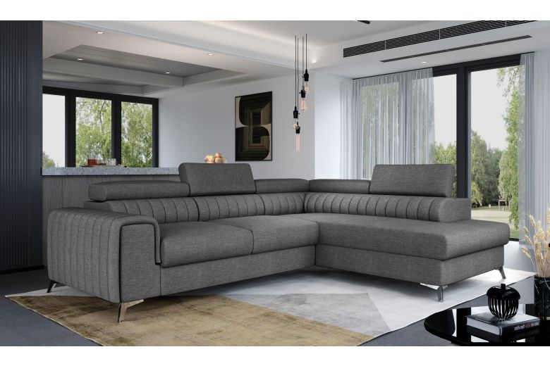 Corner sofa - Lairence (Pull-out with storage box)