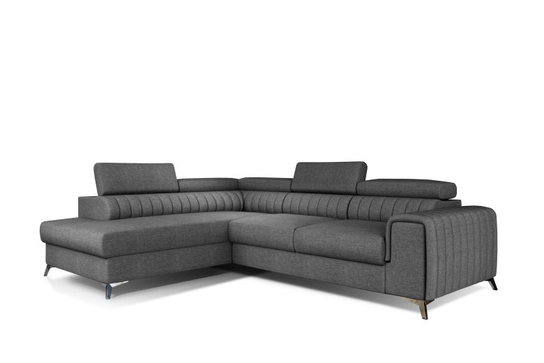 Corner sofa - Lairence (Pull-out with storage box)