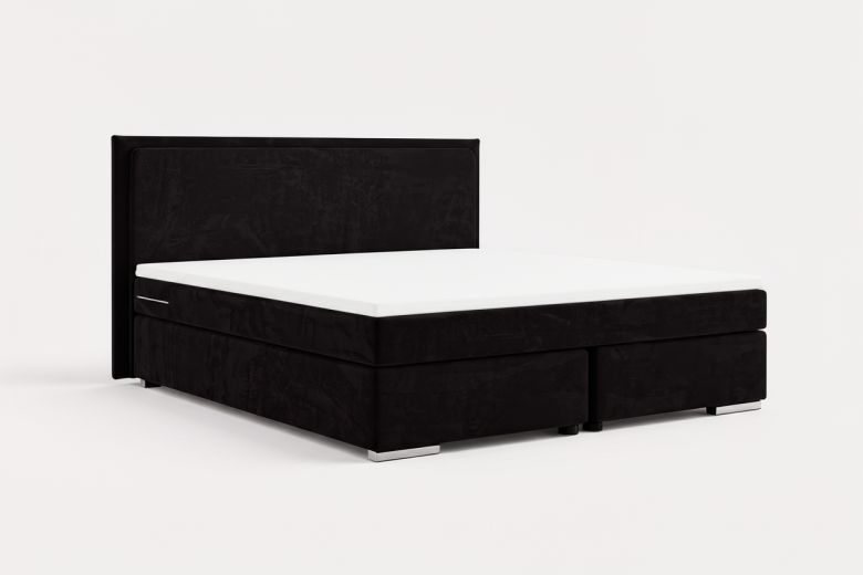 Boxspring bed 160x200 - Nord (With storage box)