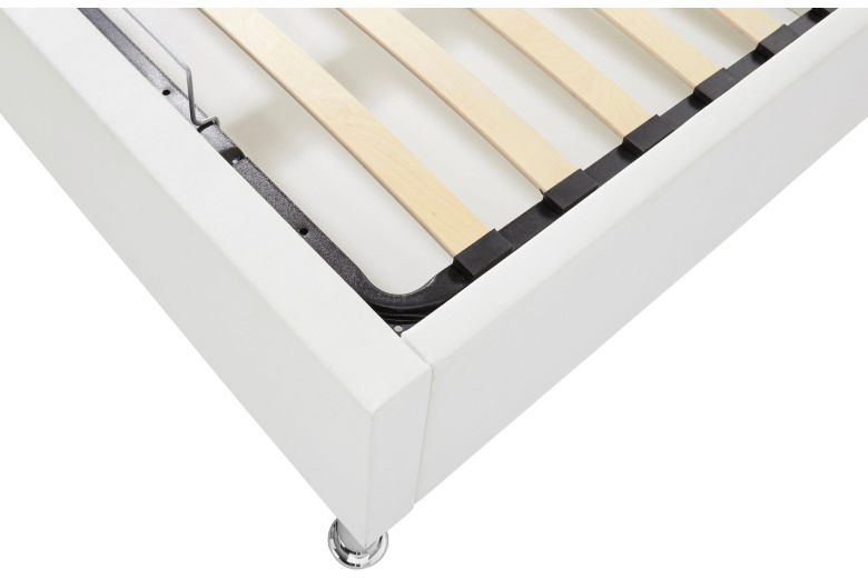 Upholstered bed 140x200 - Johanna ar matraci with bed slat (With storage box)