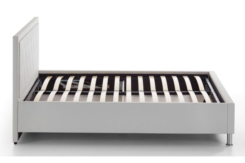 Upholstered bed 180x200 - Johanna ar matraci with bed slat (With storage box)