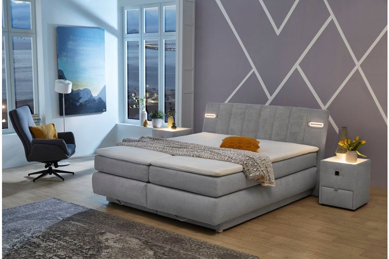 Boxspring bed 180x200 - Romana (With storage box)