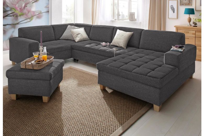 U shape sofa - Sugar-R (Pull-out with storage box)
