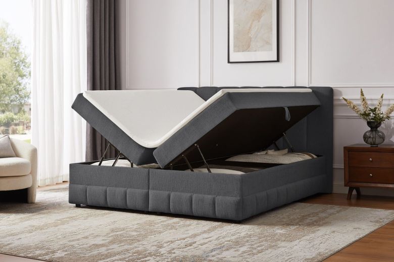 Boxspring bed 180x200 - Likely (With storage box)