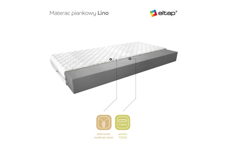 Mattress  - Materac Piankowy Lino Mattress  - Materac Piankowy Lino