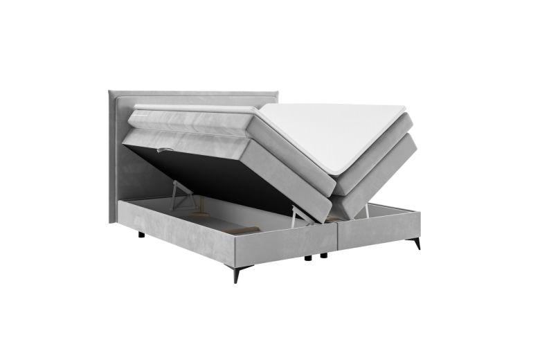 Boxspring bed 180x200 - Lisano (With storage box)