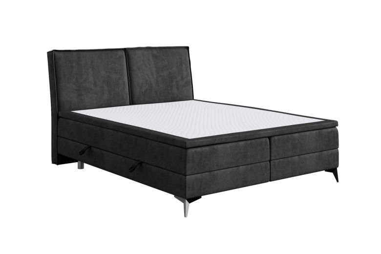 Boxspring bed 160x200 - Lolly (With storage box) Boxspring bed 160x200 - Lolly (With storage box)