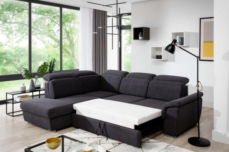 Угловой диван - Loreto-P (Pаскладной с ящиком для белья)